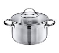 Silit "achat Alta cazuela con Tapa, Plata, 20 cm