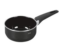 Silit Modesto Line Silargan - Cacerola pequeña (16 cm, sin tapa, 1,3 L, apta para inducción), color negro