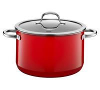 Silit Passion RED 2102297055: Olla con tapa, esmaltada, de 16 cm de diámetro, apta para cocinas de inducción