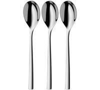 Silit Trend - Juego de 3 cucharillas de café (13,7 cm, acero inoxidable pulido, resistente a los arañazos, apto para lavavajillas)
