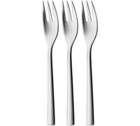 Silit Trend - Juego de 3 tenedores para tartas (15,8 cm, acero inoxidable pulido, resistente a los arañazos, apto para lavavajillas)