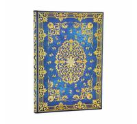 Paperblanks Cuaderno Silk Sky (Guiding Star) Midi Tapa dura rayado Cierre elástico