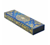 Paperblanks Estuche para lápices Silk Sky (Guiding Star) Cierre envolvente