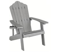 Silla Adirondack - Silla de jardín - Silla para exteriores - Silla plegable - Silla para terraza - Material HIPS resistente a la intemperie