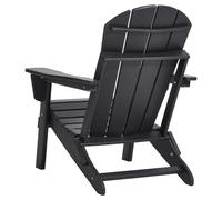 Silla Adirondack - Silla de jardín - Silla plegable - Silla para exteriores - Silla para terraza - Juego de 2 - Plástico resistente a la intemperie