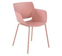 Silla alpena plástico rosado 54x58x80 cm