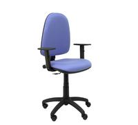 PIQUERAS Y CRESPO Silla de oficina Aýna Bali Azul claro con brazos regulables