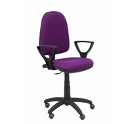 Silla aýna bali morado brazos fijos ruedas de parqué