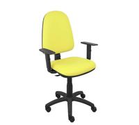 Silla Ayna similpiel amarillo brazos regulables