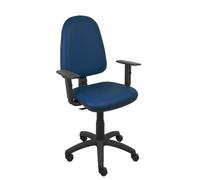 Silla Ayna similpiel marino brazos regulables