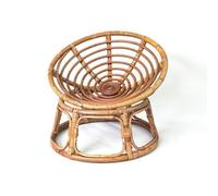 Silla Circular Transpirable Mueble | Tejido a Mano, Rústico, Silla Ratán, para coración