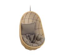 Silla colgante Cira con acabado natural