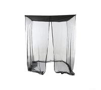 Silla columpio para exteriores con malla con cierre de cremallera seguro, protege contra insectos y exposición al sol (185 x 125 x 205 cm)