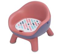 Silla de Alimentación para Niños, Asiento Portátil Ergonómico con Sonido para el Hogar (rojo)