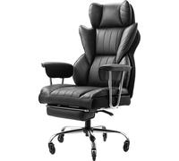 Silla de chef VEVOR, silla de oficina con respaldo alto y cojín de asiento de espuma de alta elasticidad, ideal para trabajar, estudiar y jugar, color