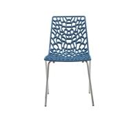 Silla de cocina donna fija pc azul - conforama