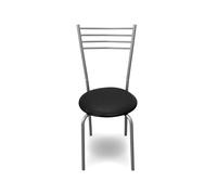 Silla de cocina emma ii color negra - conforama 46 cm