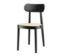 Silla de Comedor 118 de Madera de Haya Negro en Negro