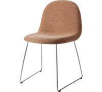 Silla de Comedor 3D de Acero Inoxidable/ Nuez Americano/gamuza Especial Dedar 132