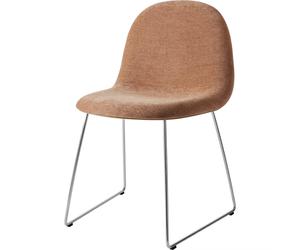 Silla de Comedor 3D de Acero Inoxidable/ Nuez Americano/gamuza Especial Dedar 132