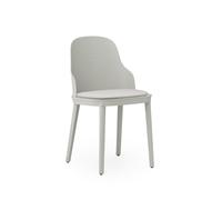 Silla de Comedor Allez Tapizada en Gris Cálido