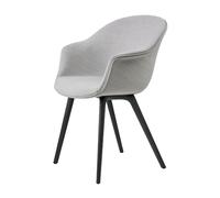 GUBI Silla Bat Dining Chair fully upholstered plastic base Remix 3 nr.123-black