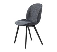 Silla De Comedor Beetle Patas De Plástico Tapizada Alrededor De Bouclé 023