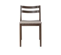 Silla de comedor Boda de en bouclé suave/haya teñida oscura/natural