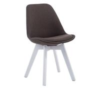 Silla de comedor borneo v2 en tela gris oscuro 55x48x84 cm
