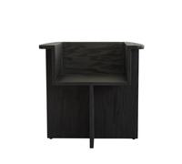 Silla de Comedor Brutus de , Color Café, Negro y Roble