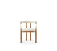Silla de Comedor Bukowski de , roble/Barnum Lana