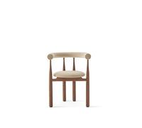 Silla de Comedor Bukowski en Nuez/Megan 26 Beige