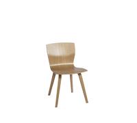 Silla de Comedor Butterfly de Madera Chapada en Roble Lacada