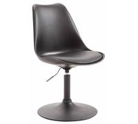 Silla de comedor CLP Maverick, de plástico, giratoria y con ajuste de altura, color , estructura negra
