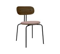 Silla de Comedor Curious en Roble Ahumado, Negro y Rosa Piedra