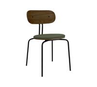 Silla de Comedor Curious en Roble Ahumado, Negro y Verde Carrera