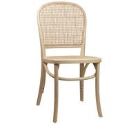 SILLA DE COMEDOR DE MADERA THONET ROBLE | LAPERA 45x52xh46/88 cm.