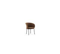 Silla de Comedor de Punto Negro/brandy