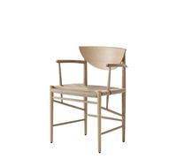 Silla de Comedor Drawn HM4 con Reposabrazos de Roble Aceitado