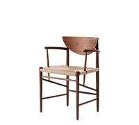 Silla de Comedor Drawn HM4 con Reposabrazos en Nuez