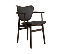 Silla de Comedor Elephant con Reposabrazos, Roble Ahumado Oscuro/antracita 21003