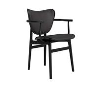 Silla de Comedor Elephant con Reposabrazos, Roble Negro /antracita 21003