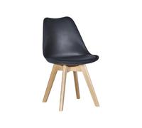 Silla de Comedor Estilo Nórdico Basic con Cojín 81x55x48cm 7house