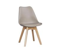 Silla de Comedor Estilo Nórdico Basic con Cojín 81x55x48cm 7house