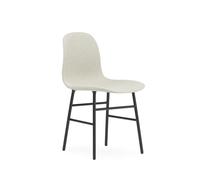 Silla de Comedor Form Acero Negro /línea Principal Lino MLF20