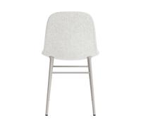 Silla De Comedor Form Tapizada Grupo 5 Gris Cálido/Acero