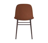 Silla de Comedor Form Tapizada Grupo 7 Marrón/Acero