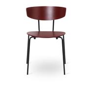 Silla de Comedor Herman Negro/ Rojo Marrón