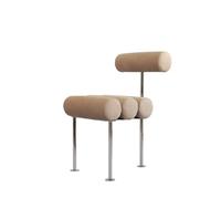 101 Copenhagen Silla de comedor Hiro Acero inoxidable-nobuk