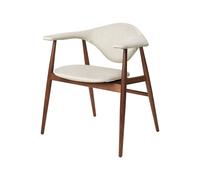 Silla De Comedor Masculo Tapizada En Eero Special FR 106 Con Patas En Nuez